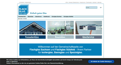 Desktop Screenshot of flachglas-sachsen.de